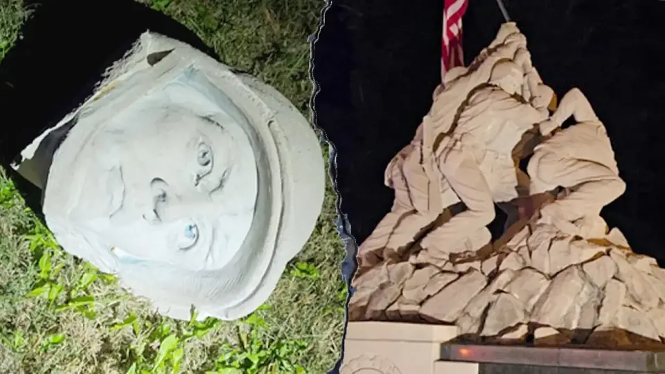 Suspect Held Without Bond After Sledgehammer Attack on Quantico Iwo Jima Monument