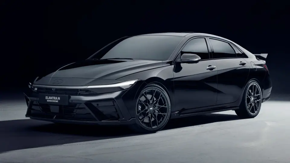 Hyundai Elantra N Monochrome Debuts as Stealthy Farewell Edition