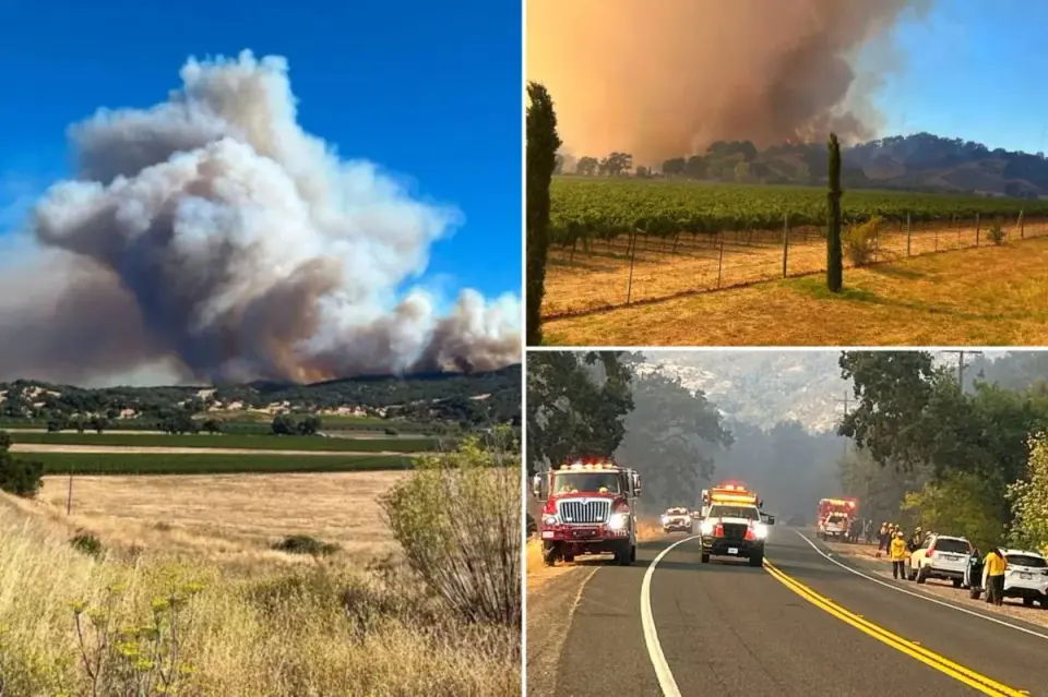 Rapid Feliz Fire triggers evacuations as Highway 101 shuts in Mendocino County