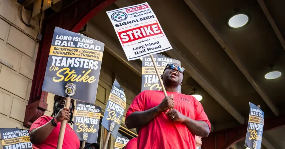 LIRR strike upends New York commutes as remote-work urged