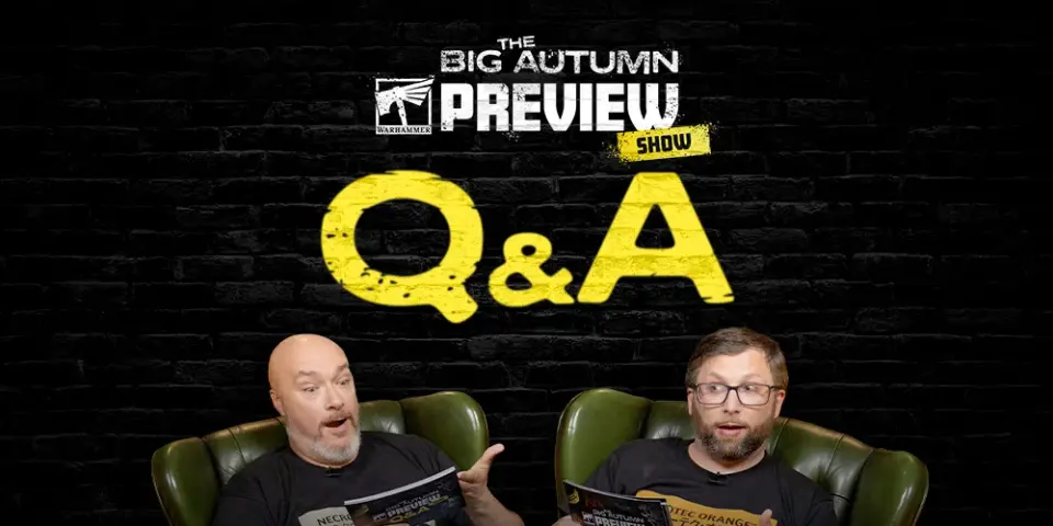 Games Workshop Answers Fan Queries on Autumn Preview Reveals