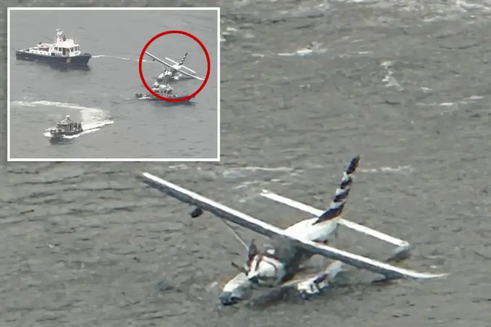 Eight-Person Seaplane Crashes Into NYC's East River; All Passengers Rescued
