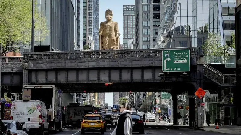 Buddhas Reimagined Above NYC: A 27-Foot Memorial on the High Line
