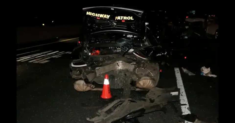 Sleeping Tesla driver crashes into CHP cruiser at fatal scene on I-80