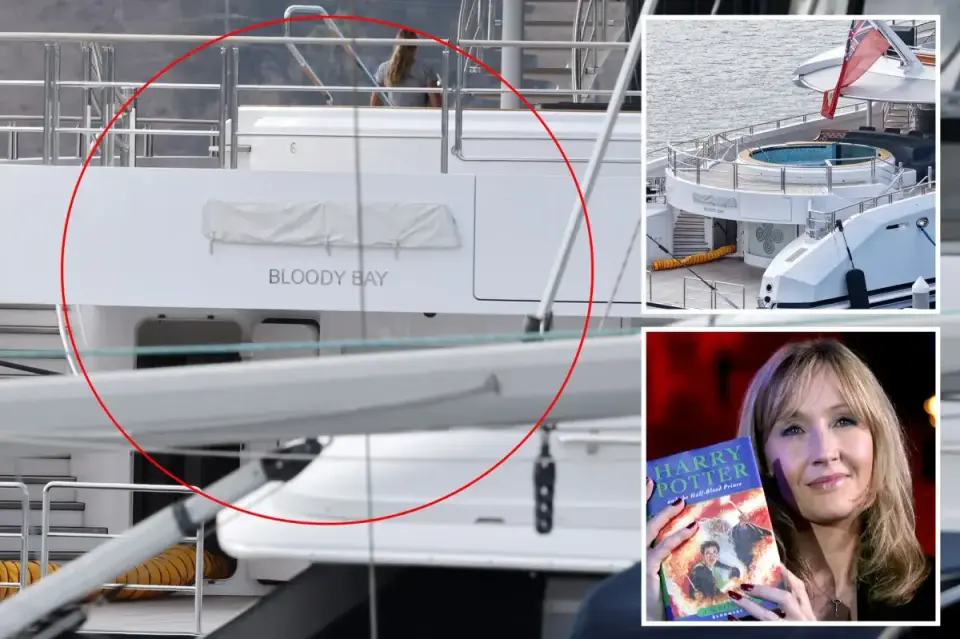 Rowling's $150M Superyacht Samsara Docks in LA for Maintenance, Name Covered