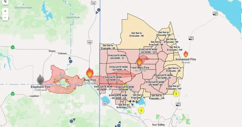 Bug Fire Triggers Mandatory Evacuation in Hungry Valley