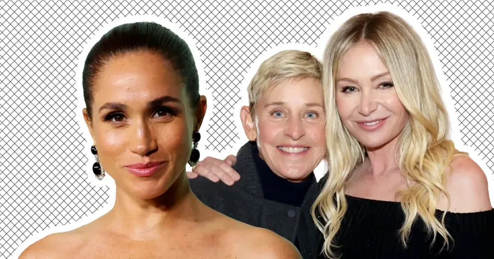 Meghan Markle Reunites With Ellen and Portia at UK Pub