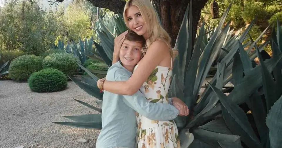Ivanka Trump Flashes Barely-There Straps in Agua Bendita Floral Maxi