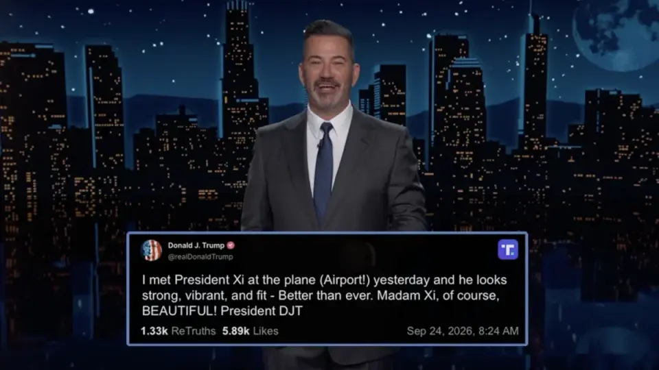 Late-Night Hosts Mock Trump's Lavish Welcome for Xi