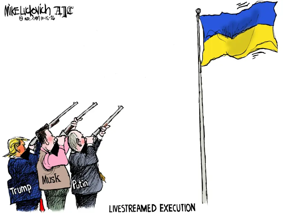 Cartoonist Mike Luckovich Satirizes Controversial Plan to Livestream Nidal Hasan Execution