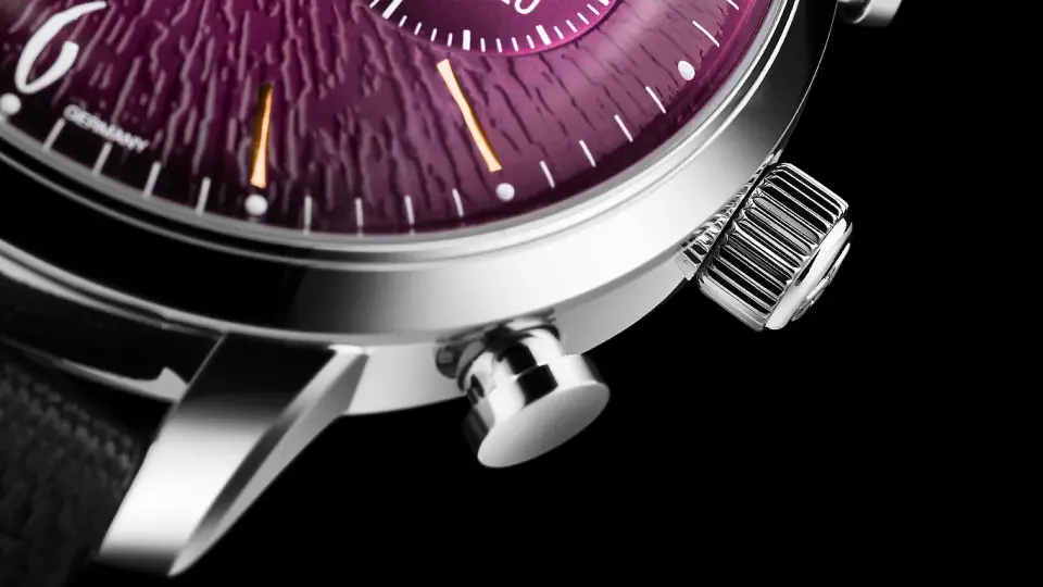 Purple Haze Edition Shines in Glashütte Original's Sixties Chronograph Revival