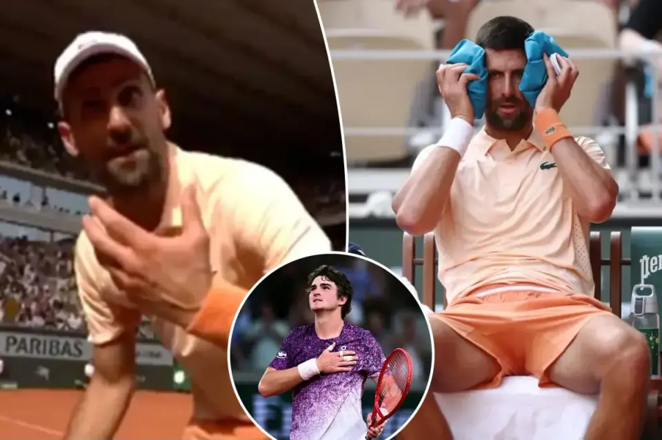 Djokovic erupts at cameraman before French Open upset