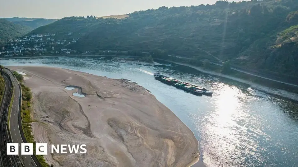Heatwaves push Europe’s rivers to record lows, straining transport and power