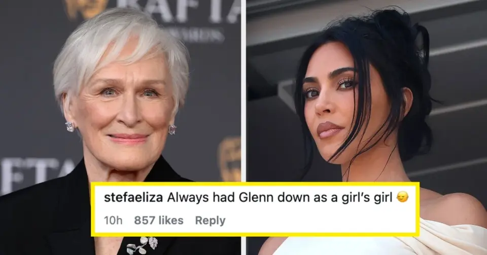 Glenn Close Stands Up for Kim Kardashian on Instagram After Troll