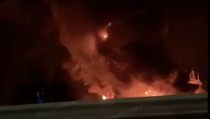 Ukraine Hits Rostov Oil Terminal, Igniting Fire in Key Fuel Hub