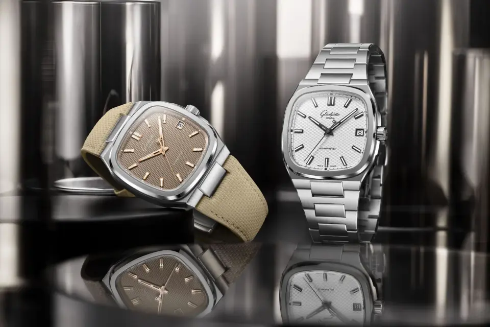Glashütte Original Reimagines the Seventies with a Slimmer, Analog-Inspired 70s Collection