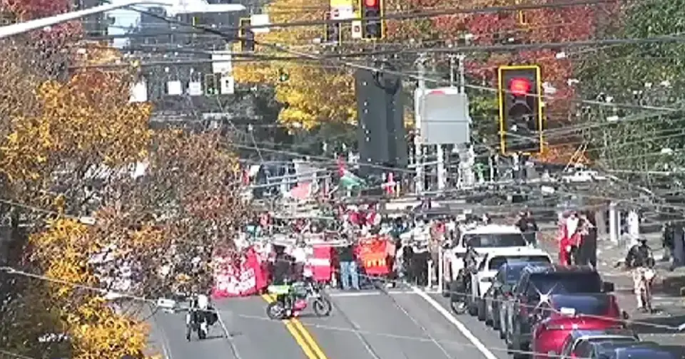 Pro-Palestinian rallies mark Oct. 7 anniversary with clashes in Seattle and NYC