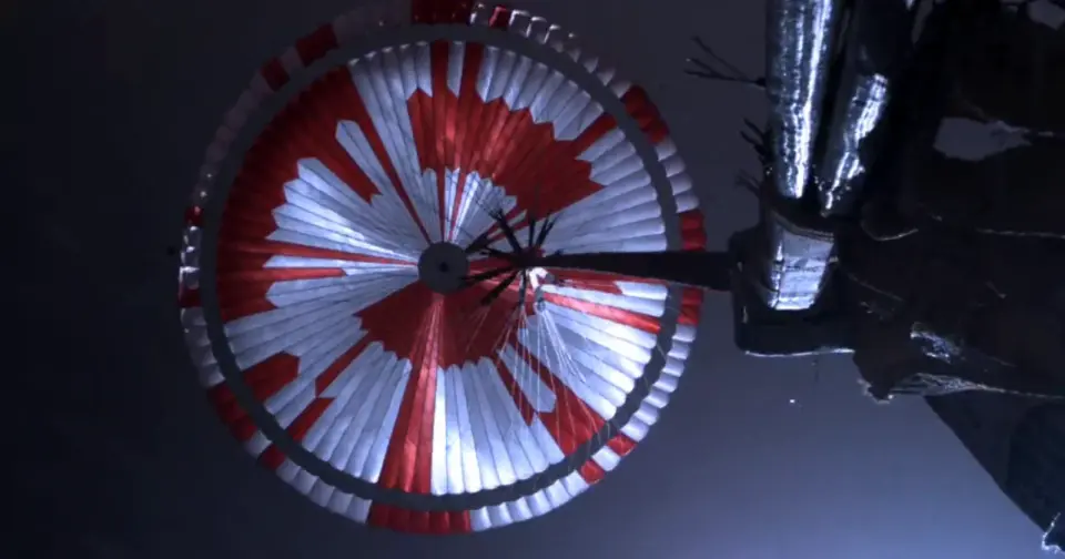 Perseverance Parachute Encodes Binary Hint, Points to JPL