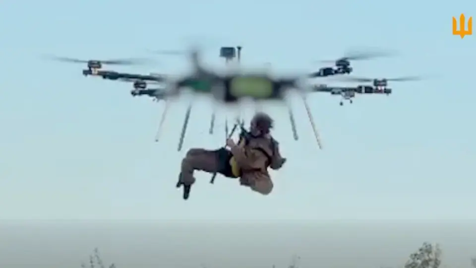 Ukraine’s First Drone Airlift Rescues Soldier Stranded for 18 Months