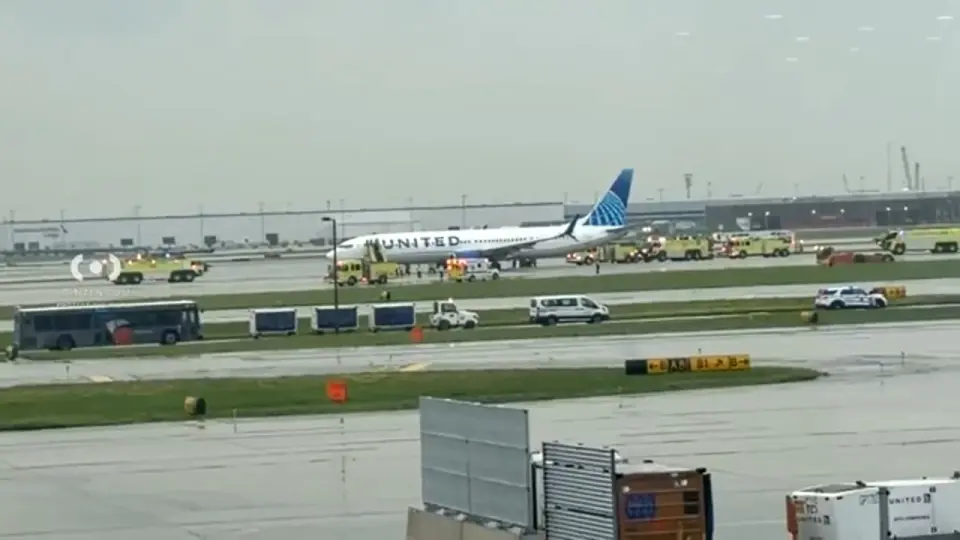 Tire Blowout Forces United Flight 455 to Abort Takeoff at O’Hare