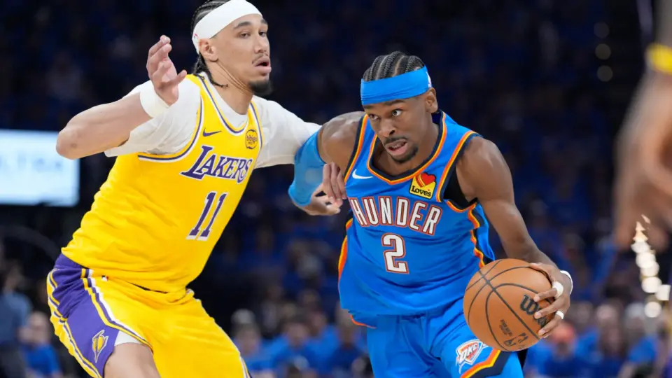 Thunder grab early edge in Game 1 against Lakers as LeBron tries to answer