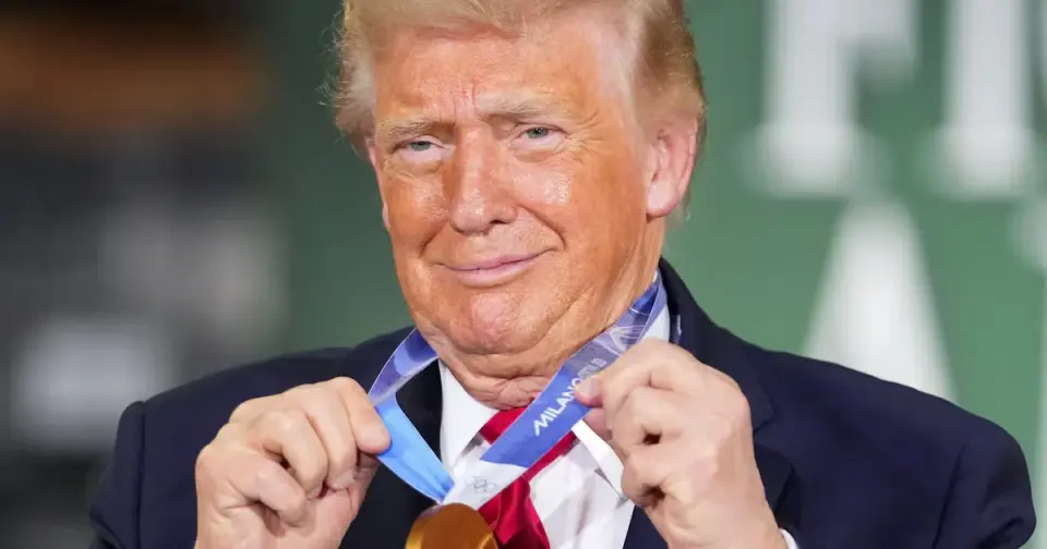 Trump Keeps Olympic Gold Medal, Quipping He Won’t Return It