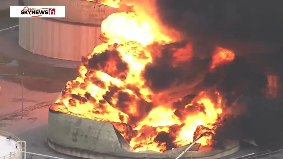 Lightning Sparks Three-Tank Blaze at Glenpool Pipeline Facility