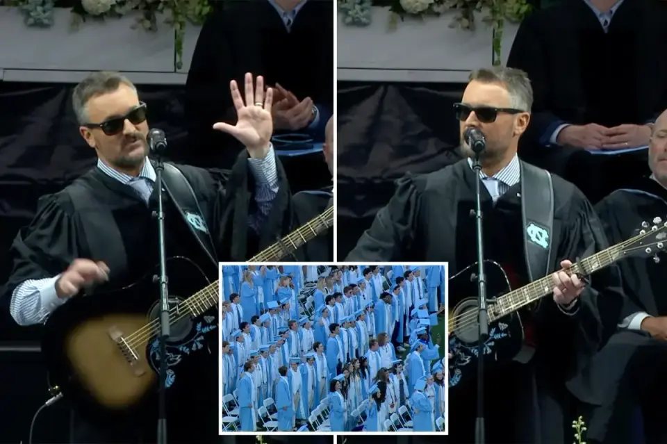 Eric Church delivers guitar-themed UNC commencement speech that goes viral