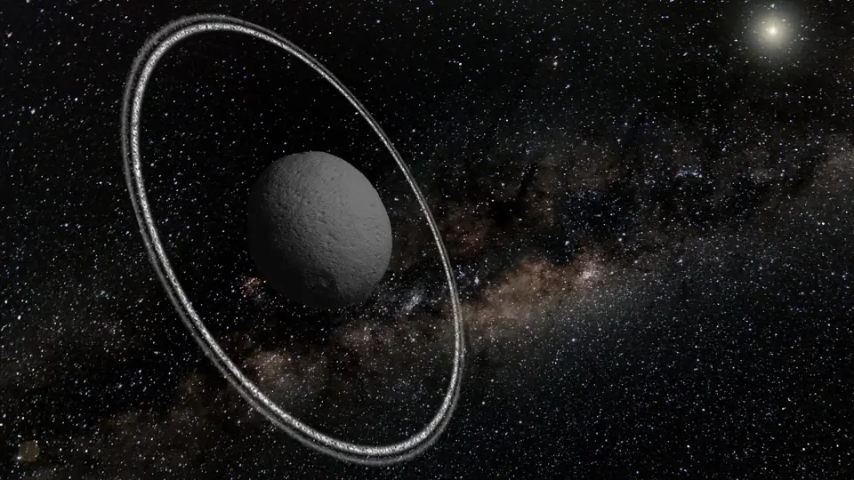 Webb spots evolving rings around Chariklo, a tiny ringed centaur