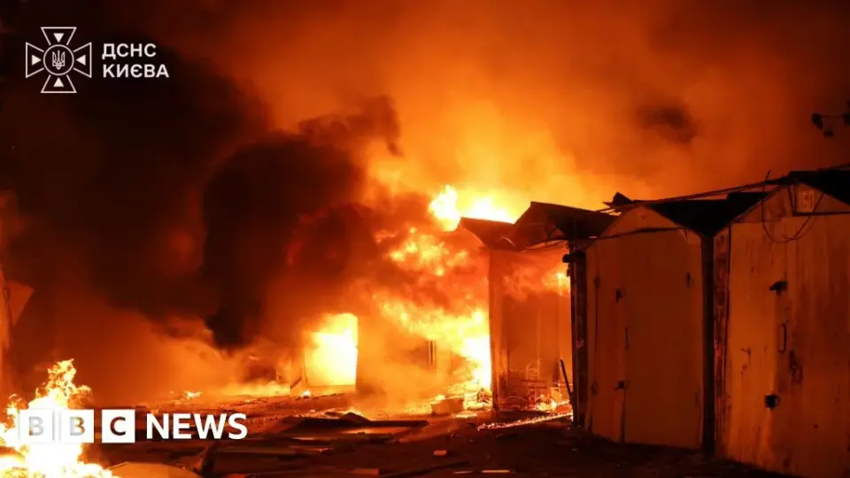 Overnight Russian strikes near Kyiv kill three, including a child