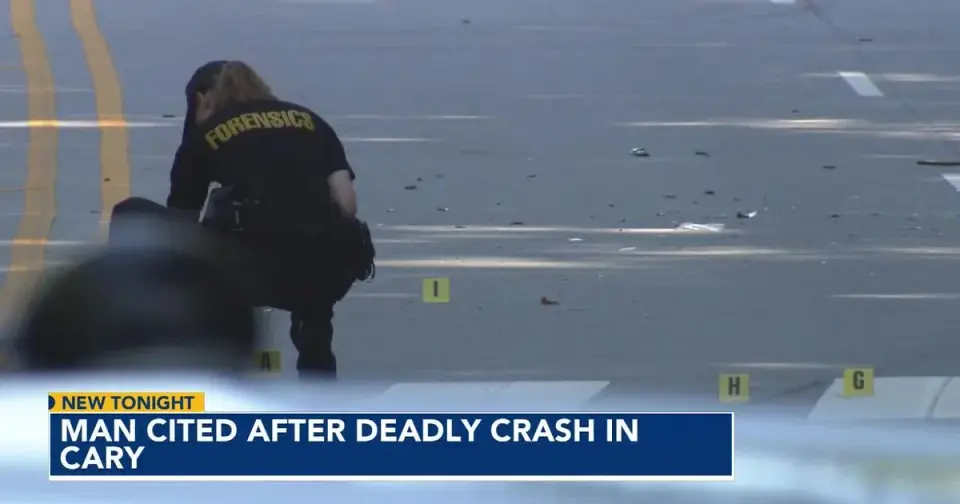 Driver charged after fatal Cary crosswalk crash on Ederlee Drive