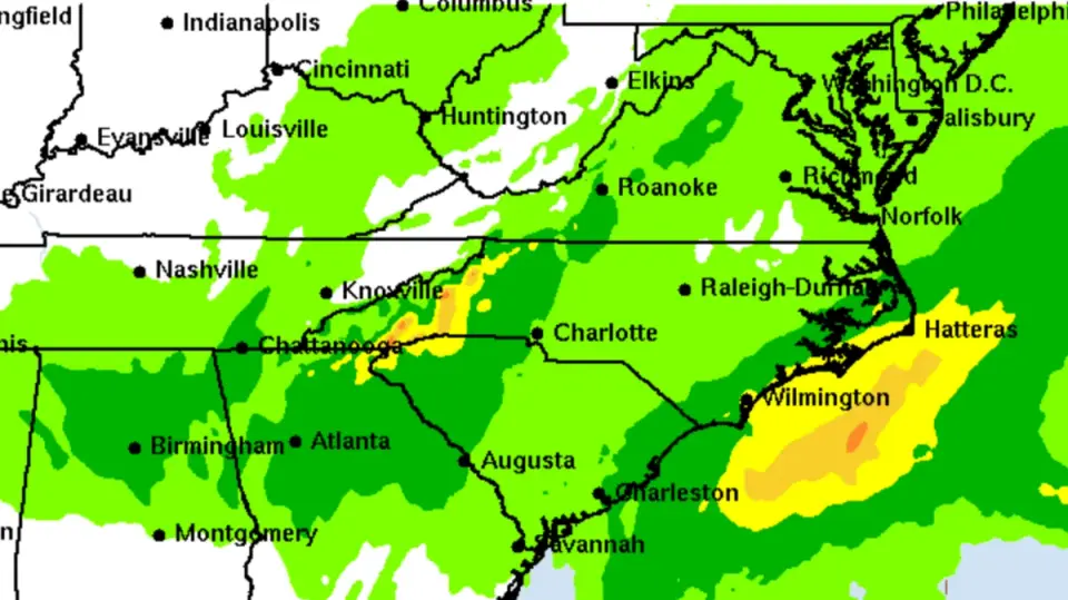 Isaias remnants trigger widespread outages and flood warnings across North Carolina