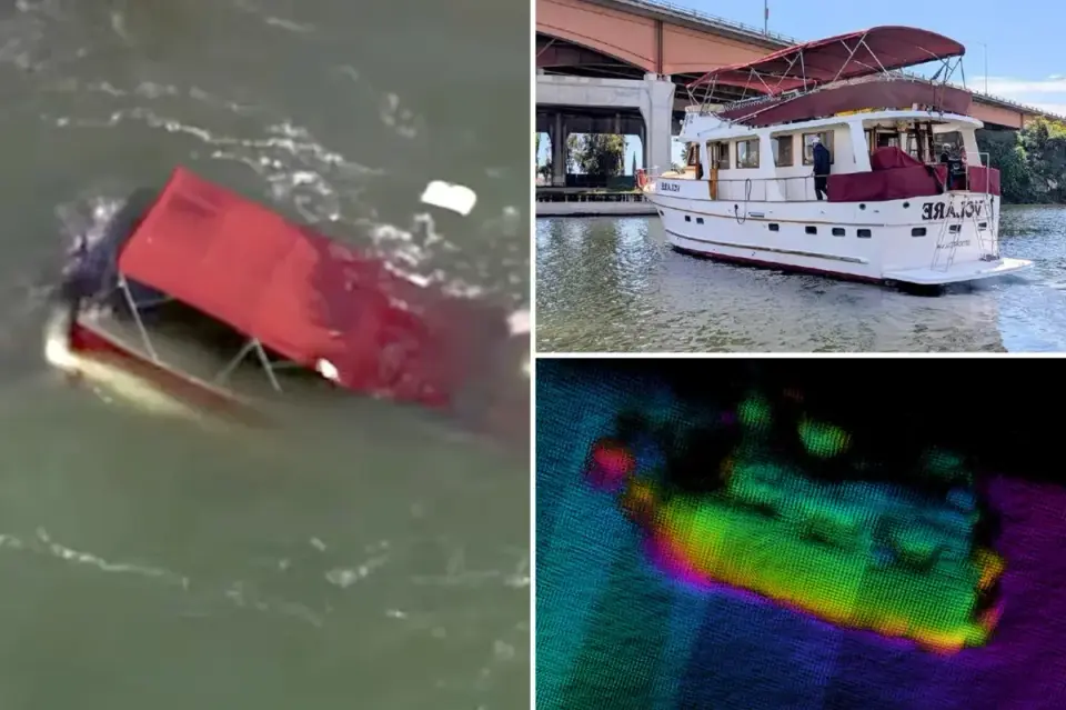 Sunken Alcatraz memorial boat found 130 feet below San Francisco Bay; salvage decision looms