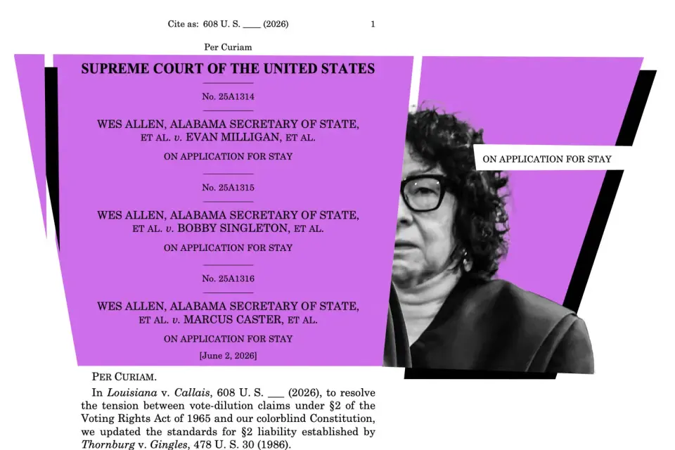 Sotomayor Calls Out SCOTUS for Lying About Voting Rights in Alabama Redistricting Ruling