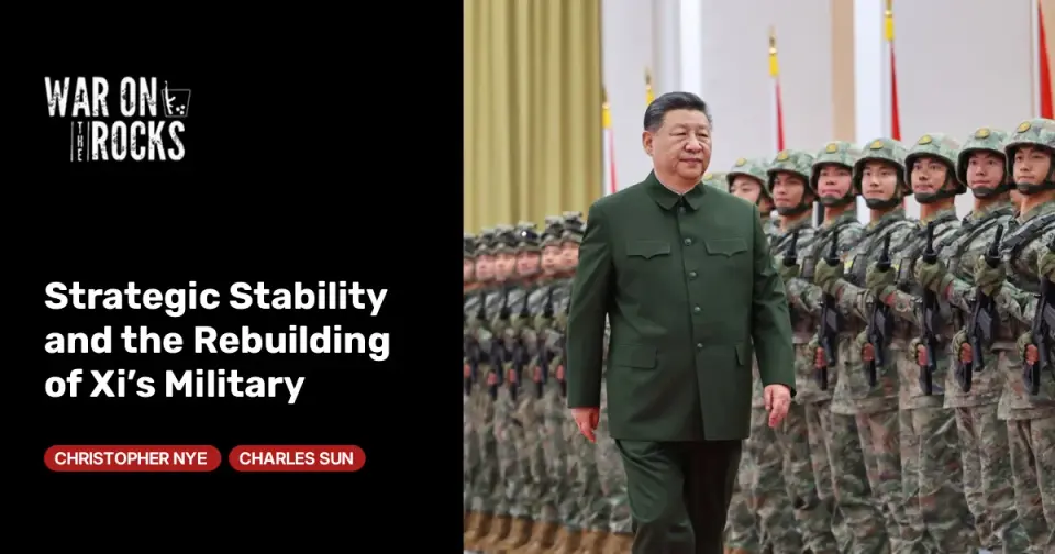 Xi's Military Purge Creates Strategic Vacuum Amid US-China Truce