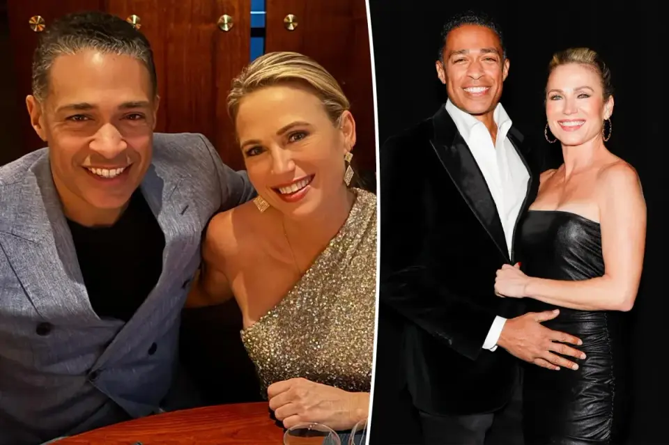 Amy Robach and T.J. Holmes wed in secret Arkansas ceremony