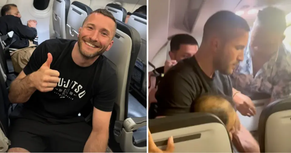 MMA Fighter Rescues Flight by Subduing Door-Tempting Passenger