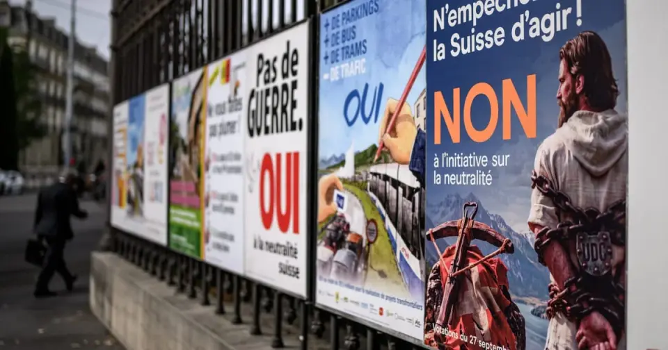Swiss voters reject strict neutrality initiative, preserving sanctions on Russia