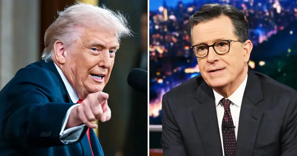 Colbert’s Quiet Farewell Dig: Trump, Beatles, and a Shire Send-off