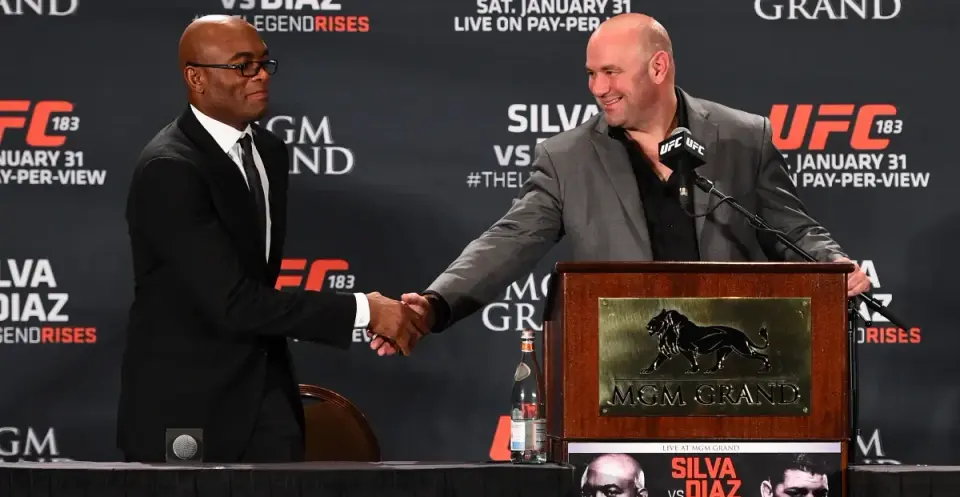 Dana White says Anderson Silva severed ties after UFC era was declared over
