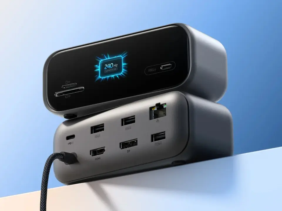 Anker Launches $100 Smart Display Dock Supporting 240Hz Gaming
