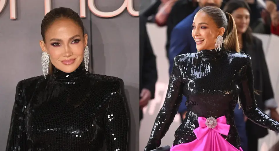 Jennifer Lopez Stuns in a Shimmering Richard Quinn Look